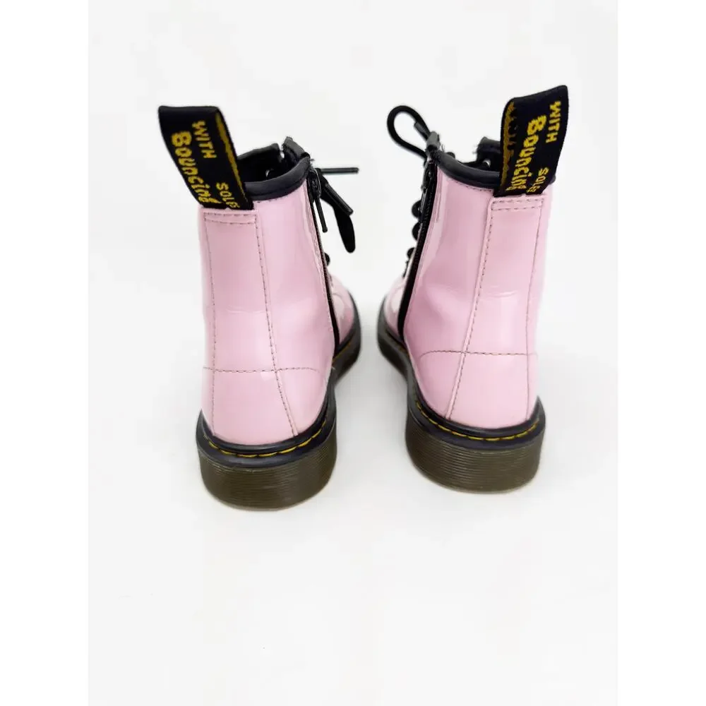 Girls Doc Marten Dr. Marten Pale Pink Combat Boots size 2